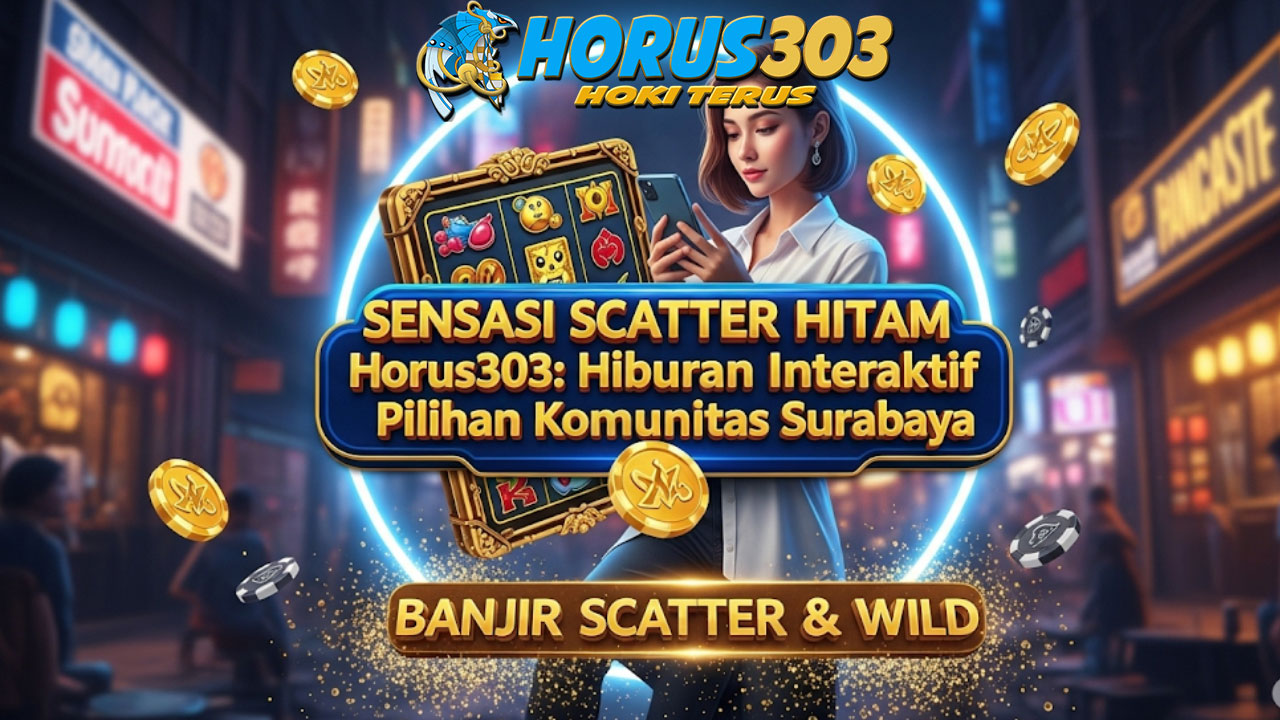 Sensasi Scatter Hitam Horus303: Hiburan Interaktif Pilihan Komunitas Surabaya